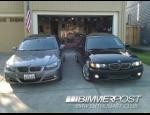 mine and my babes 330i M hybrid.jpg